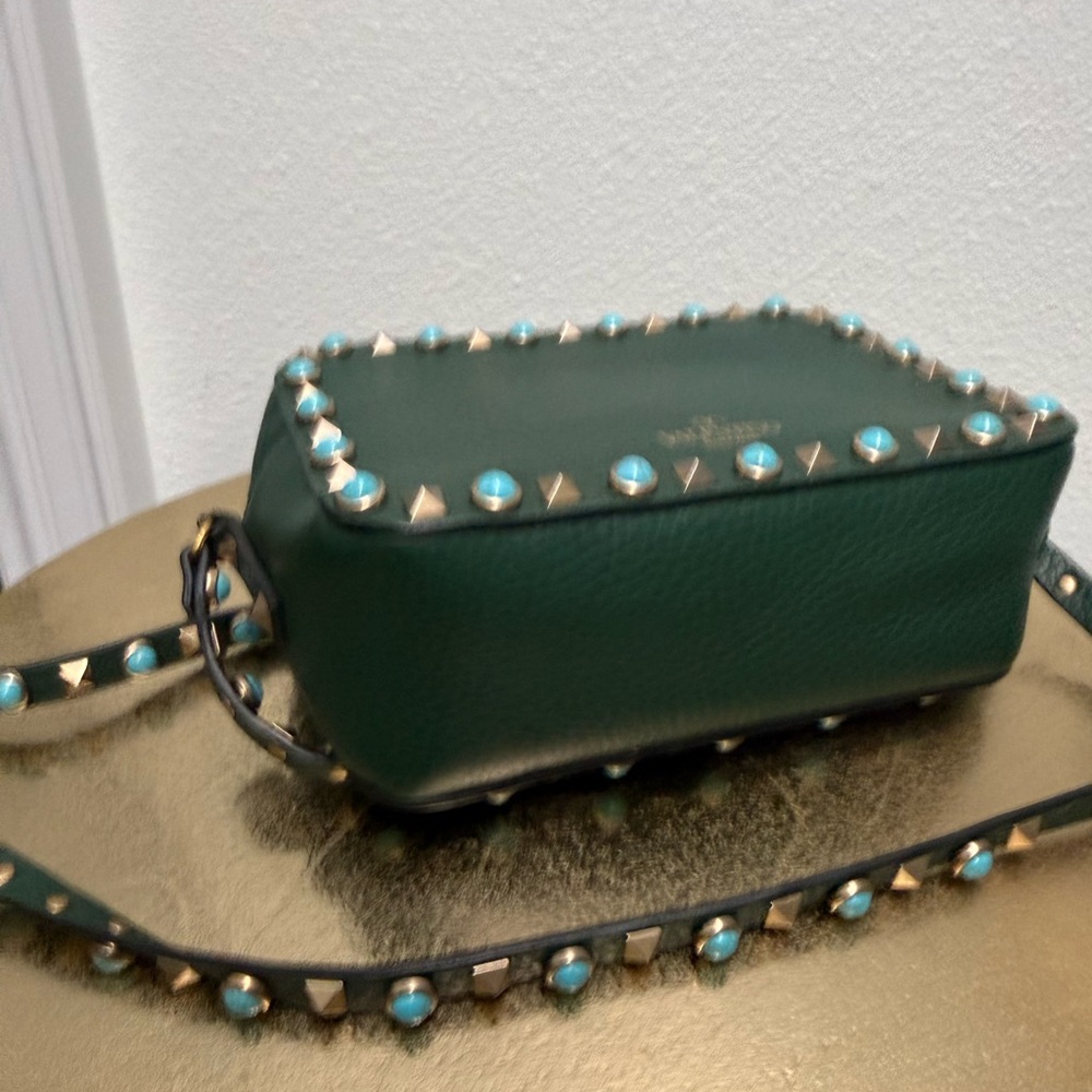 Valentino Green Studded Women's Bag - Picture 3 of 5